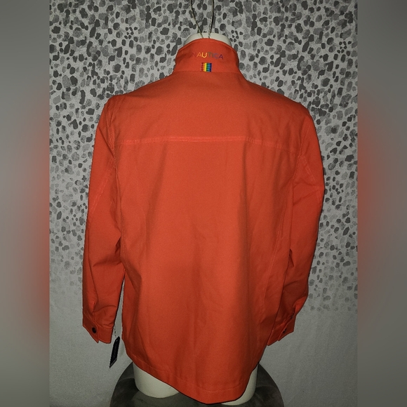 Nautica Men's Size L Full Zip Pride Windbreaker Weather Resistant Jacket NWT - Picture 13 of 14